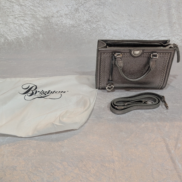 Brighton Jax Small Tote in Titanium - Picture 2 of 4